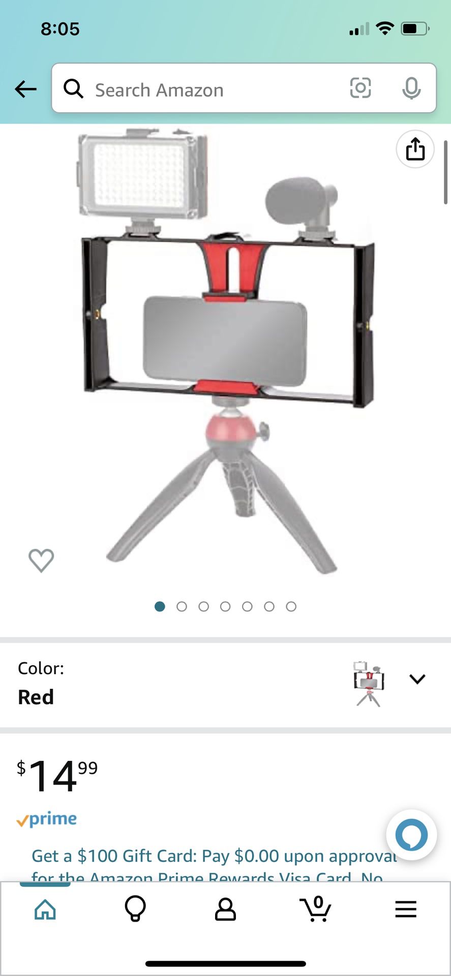 Smartphone Video Rig, & Extendable Tripod, And Led Light
