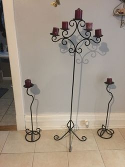 Metal Candle Holders