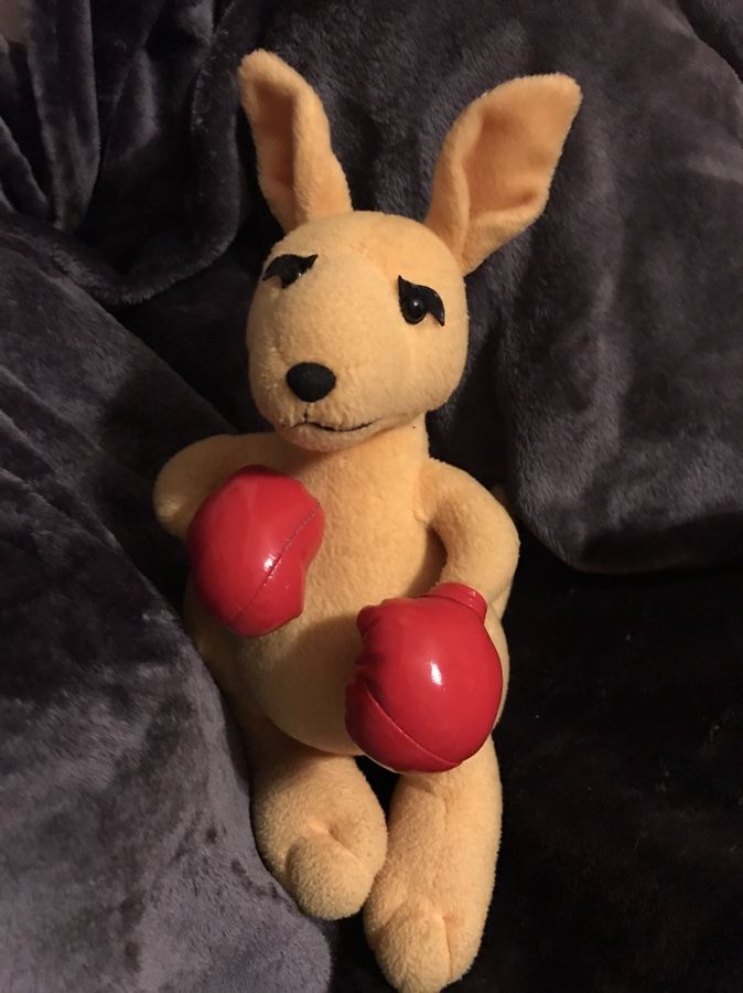 The Boxing Kangaroo plush toy doll (official brand collectors toy)