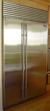 Sub Zero Stainless Side by Side Refrigerator 642