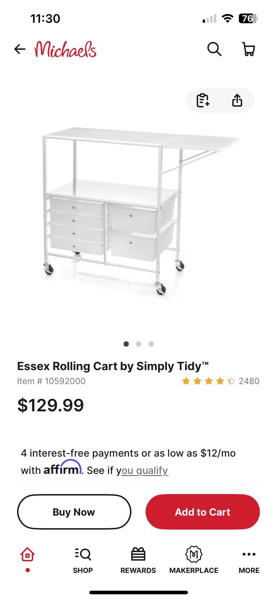 Storage Cart