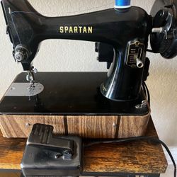 Vintage Spartan Singer Manufacturing Co. sewing machine 