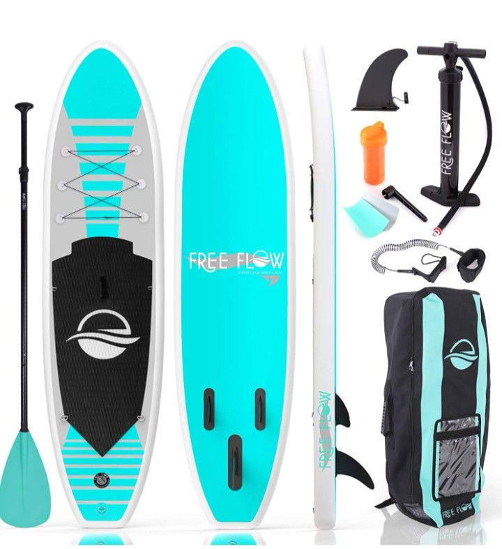 Serenelife Free Flow Inflatable Stand Up Paddle Board for Sale in