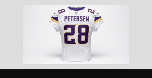 Vikings Petersen #28 Jersey - White