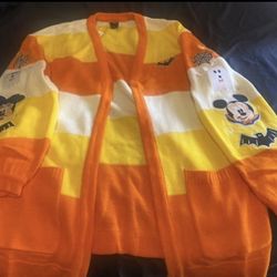 Mickey Mouse Candycorn Cardigan 