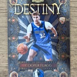 2025-26 Topps Chrome COOPER FLAGG Destiny Insert RC #D-1 Dallas Mavericks
