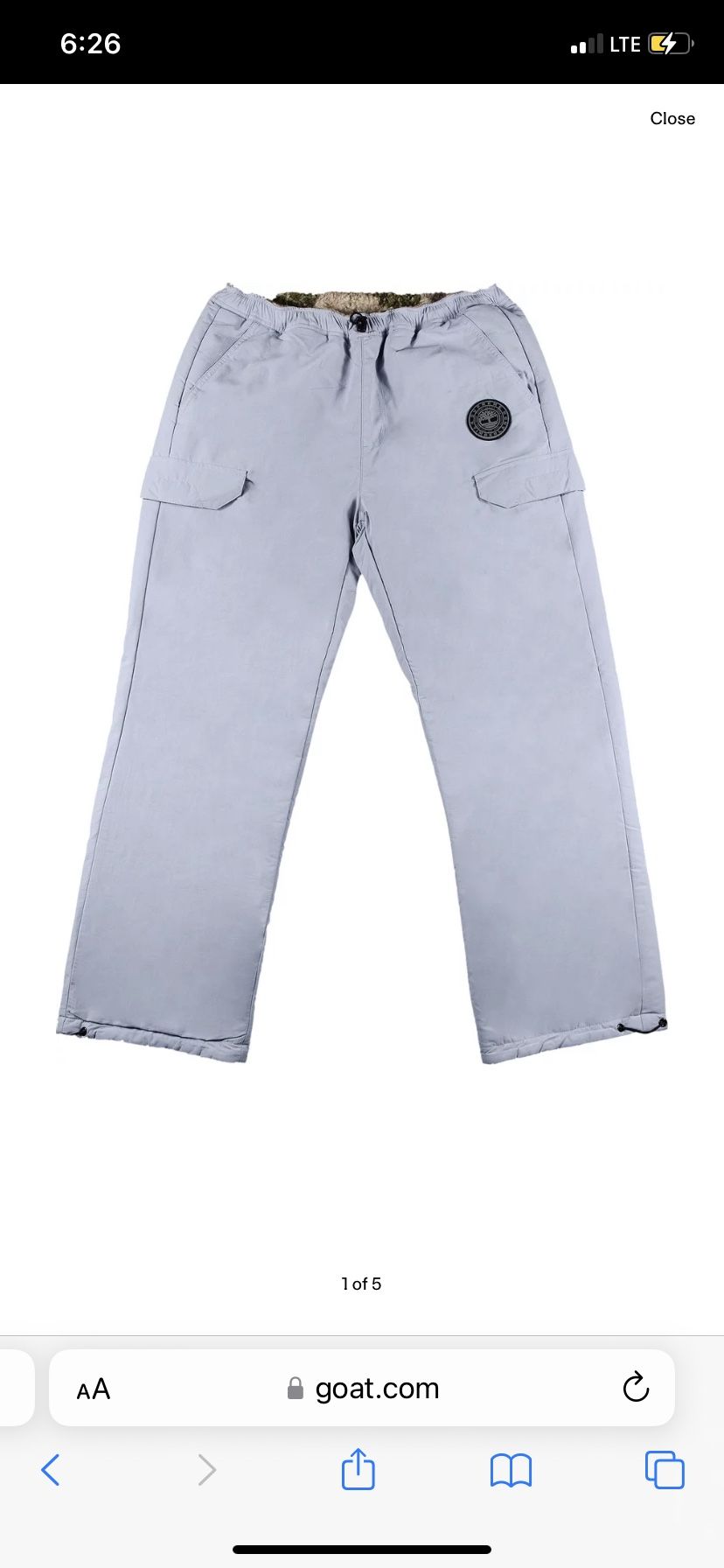 Supreme/Timberland Reversible Ripstop Pants  “DUSTY BLUE” 