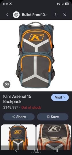 Motorcycle backpack