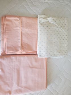 Wamsutta King Sheets & 2 Pillowcases No Iron Percale