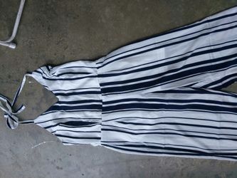 Striped romper