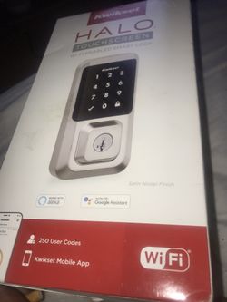 Halo Digital Deadbolt Wifi New In Box