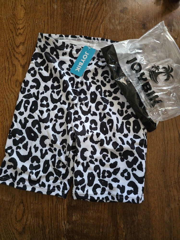 Joybik 7" High Waisted Boardshorts Swimsuit Boyshorts