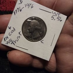 RARE US Coin"B I C E N T E N N I A L (1776&1976)200yrs Old. Quarter