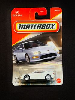 Matchbox scale 1:64 white Acura integra type R  1997.
