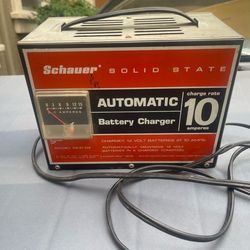 Vintage Schauer 10 Amp battery charger