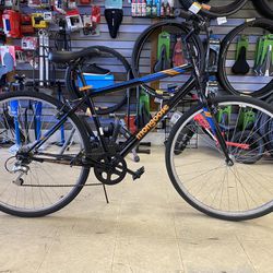 Mongoose HotShot, Tunedup and upgraded, 7 Speeds Shimano, Tire Size 700X38C, Free Delivery 