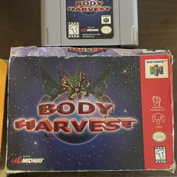 N64 Body Harvest Game 