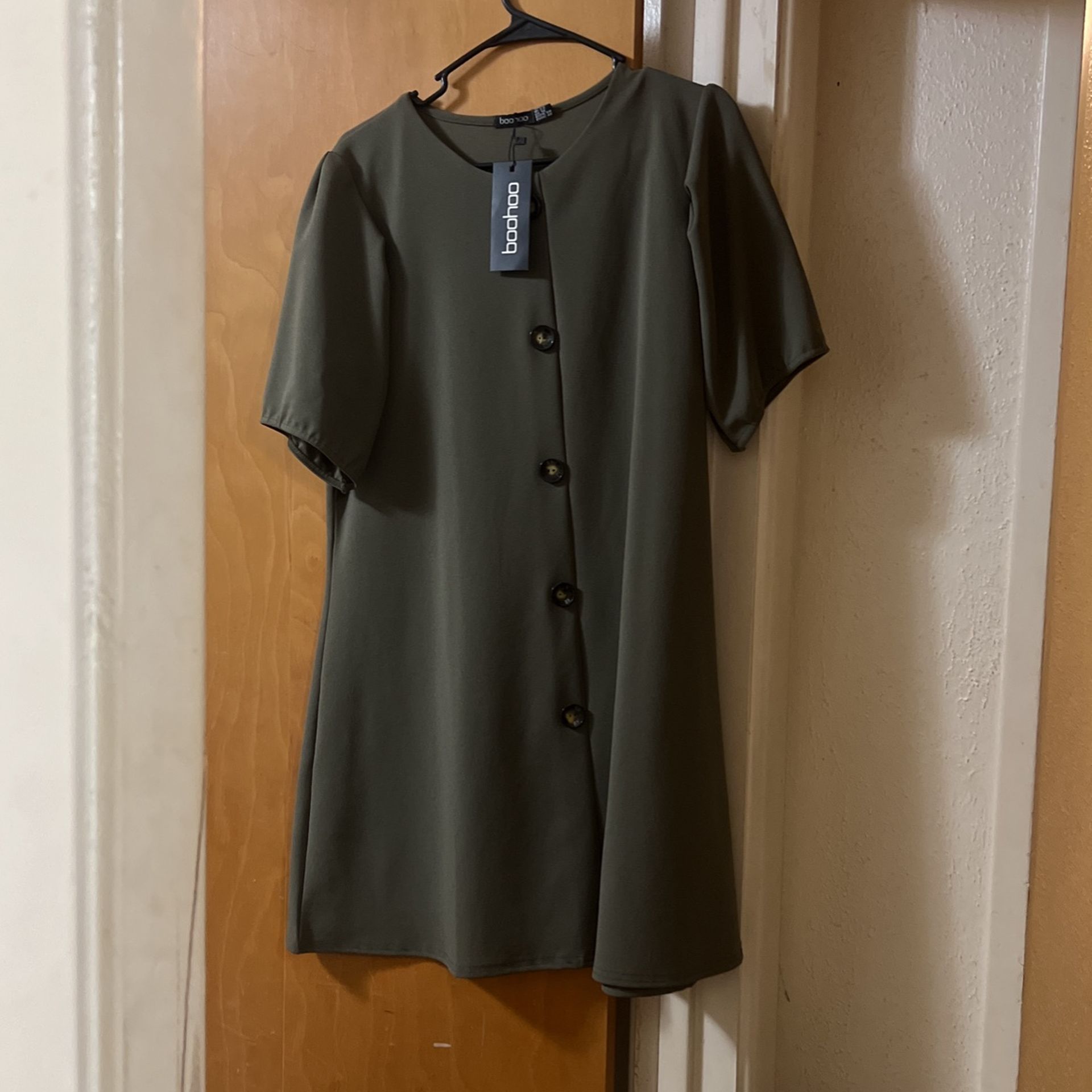 Plus Size  Olive Green Dress New Size 18 