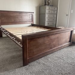 Queen Bed Frame - No Mattress 