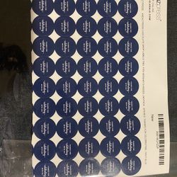 Hershey Kiss Stickers