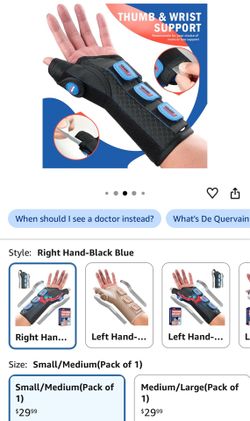 Thumb and wrist Support