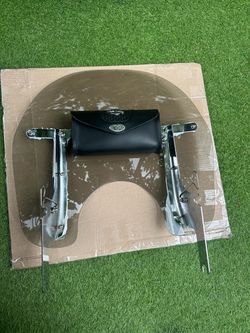 Harley Davidson Road King windshield light tinted shorty 14.25" Lexan polycarb