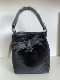 Loungefly Jack Skellington Velvet Bucket Purse