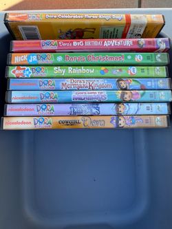 $2.50 DORA THE EXPLORER DVD’S, NICKOLODEON