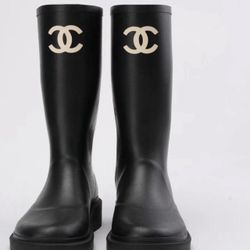 Chanel Rain Boot
