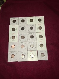 1892 to1915 one dime silver coin original