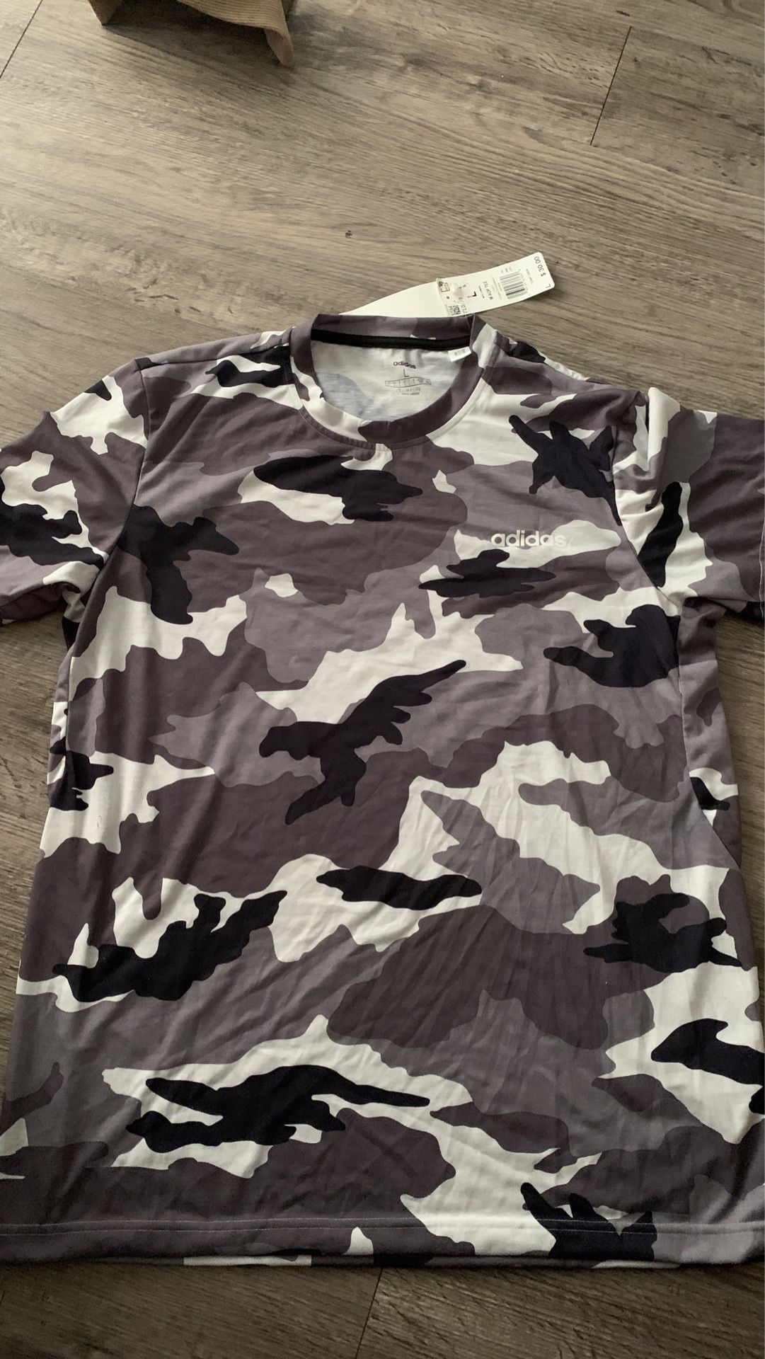 Adidas Camo Dri Fit Shirt Brand New Mens Size Large