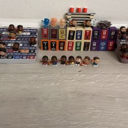 🏀 NBA TeenyMates Lot – Glow Rares, Bench, Lockers, Puzzle, & More!