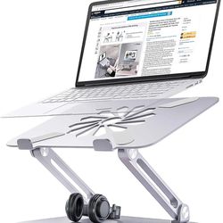 Skrebba Laptop, Adjustable Ergonomic Computer Stand Holder for Laptop, Compatible with MacBook, Air, Pro All Laptops 10-17"

