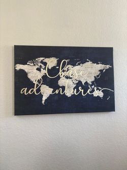 Chase Adventures" map canvas wall decor