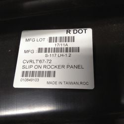 67-72 Chevy/GMC Pick Up Slip-on Rocker Panel