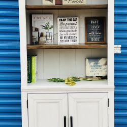 Gorgeous Farmhouse Cabinet/ Bookshelf 