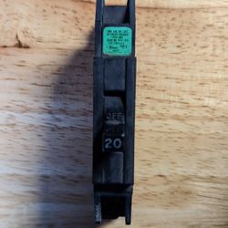 Zinsco 20 Amp Circuit Breaker (Original Brand)