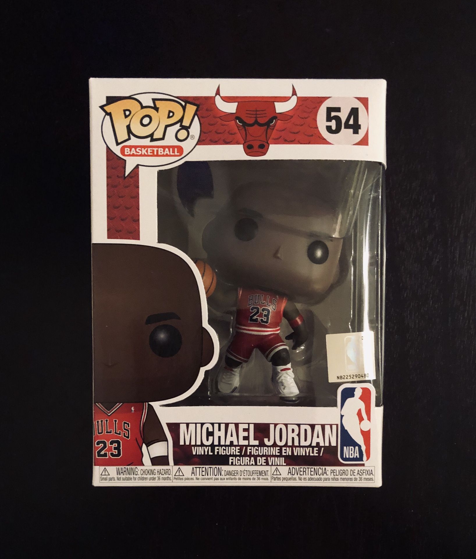 Michael Jordan #23 Chicago Bulls NBA Basketball Funko POP! Vinyl Action Figure 54 - BRAND NEW!!