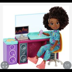 Mattel Karma’s World Recording Studio Toy Playset With Mattel Karma Doll & Accessories, Includes Collectible Record