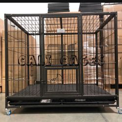 2 Dog Pet Kennel Cages Size 37 Medium . Staccable.