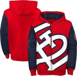 Fanatics Branded Red/Navy St. Louis Cardinals  Full-Zip Hoodie Youth  L 14/16