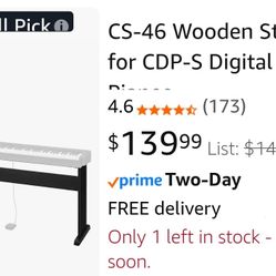 New CS-46 Wooden Stand for CDP-S Digital Pianos