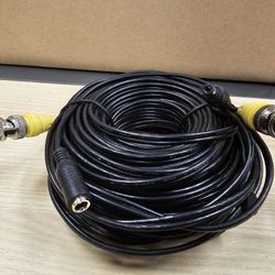 Lot of 9 60ft BNC Security Video/Power Cables