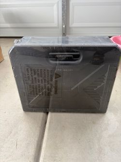 Collapsible Folding Storage Crate — Black, New Sealed, Folds Flat