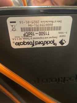 Rockford Fosgate subwoofers plusT1500-1bdCP Mono Amp 3000 obo