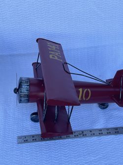 Red Airplane Decoration 