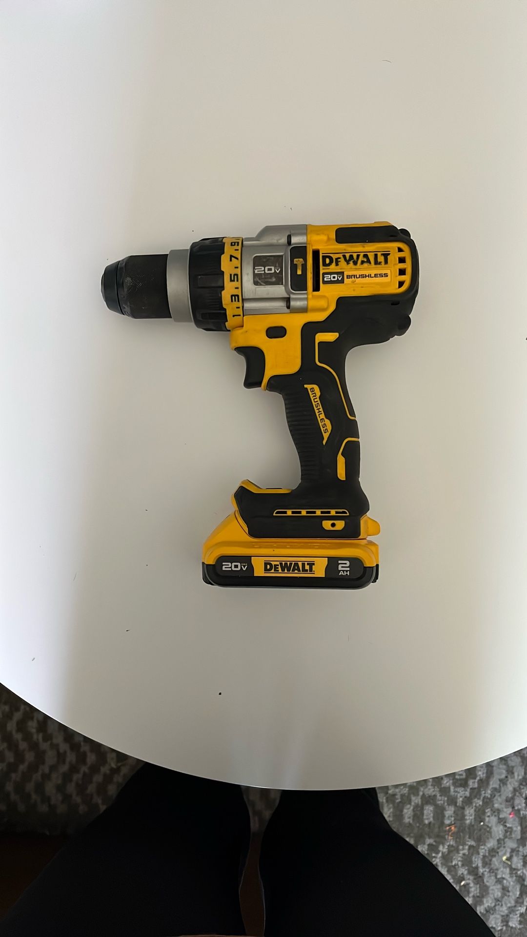 Dewalt Cordless Hammer Drill W Battery