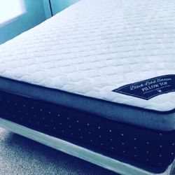 Queen Size Mattress  Pillow Top 13”thick Brand New Comfort+Quality WE FINANCE  Delivery Available to all cities.