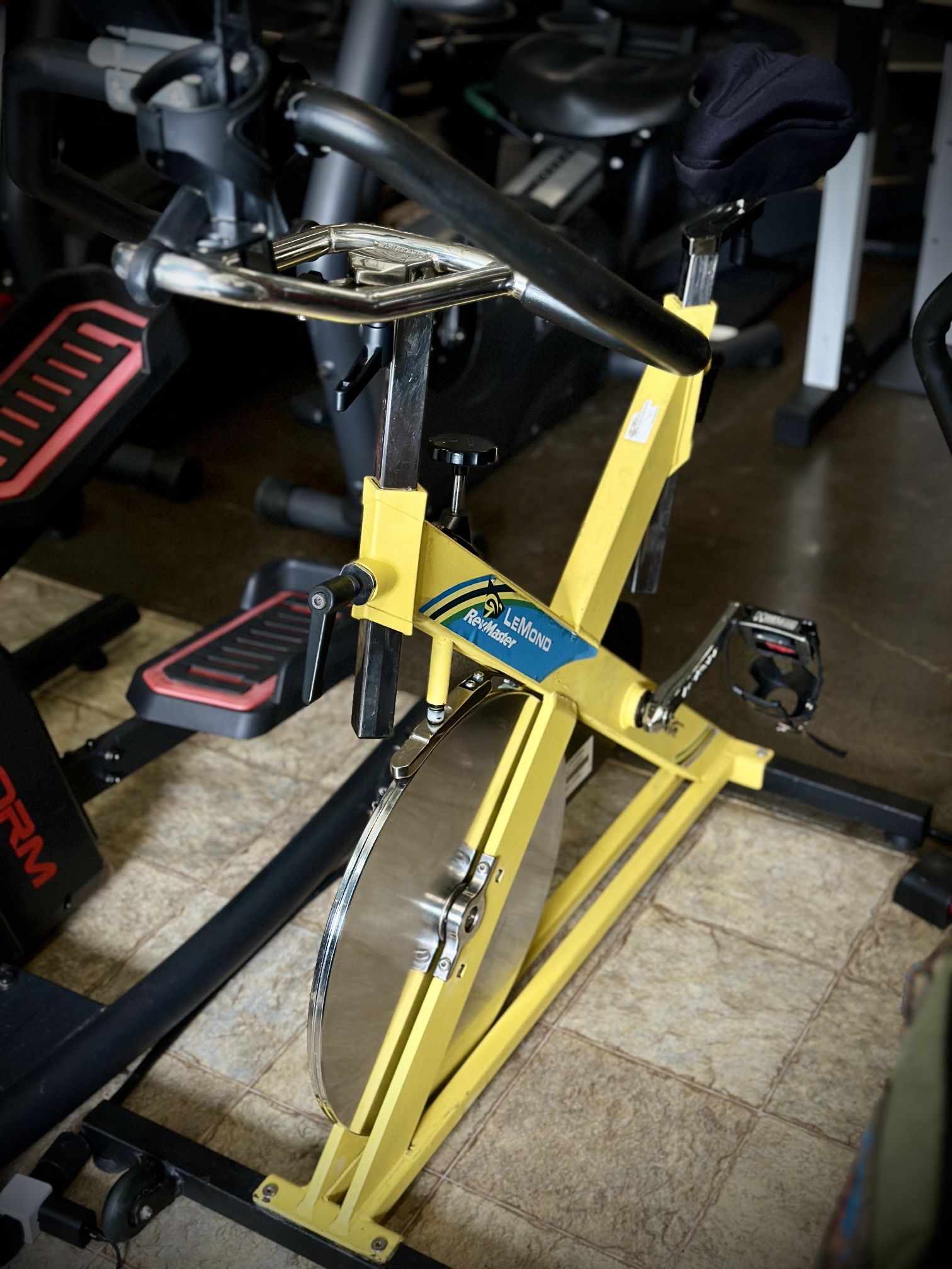 LeMond RevMaster with over $300 in upgrades (Jacfit fitness app sensor, Pilot cadence meter)