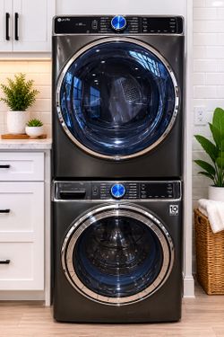 GE Profile Washer & Dryer Set – High Capacity Luxury Laundry Pair